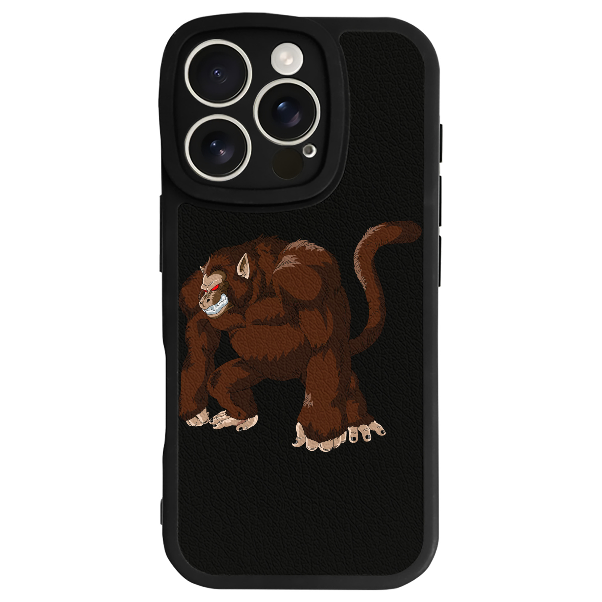 （画像用） ドラゴンボール DRAGON BALL 【iPhone 16シリーズ対応】シリコンスマホケース（レザー調） 材質：シリコン